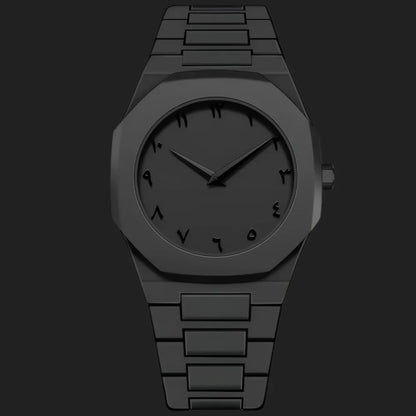 Black Aura Arabic Watch