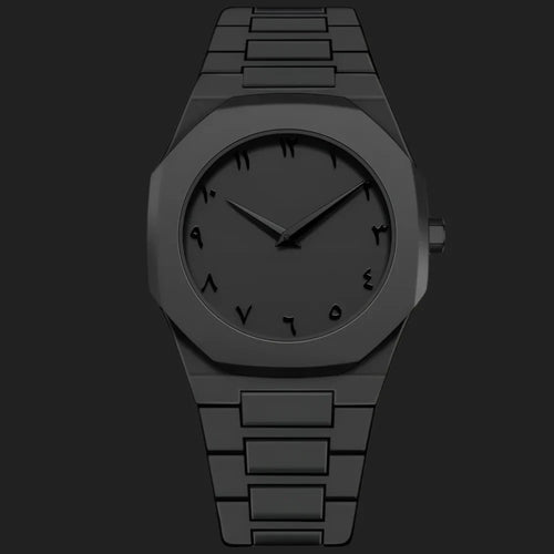 Black Aura Arabic Watch